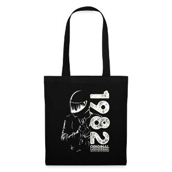 42nd Birthday Vintage 1982 Motorcyclist Biker - Tote Bag - black - Front