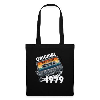 Cassette 1979. 45th Birthday Original August 1979 - Tote Bag - black - Front