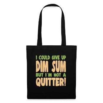 Bao Bun Funny Could Give Up Dim Sum Asian Food - Tote Bag - black - Front
