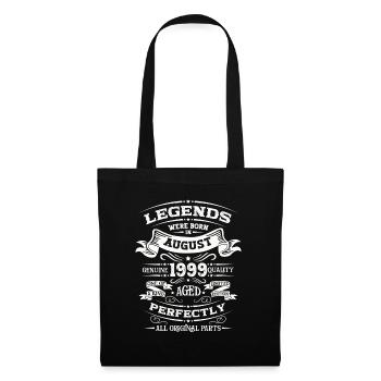 25th Birthday Original Legend 1999 Vintage 1999 - Tote Bag - black - Front
