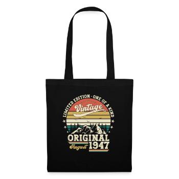 77th Birthday Original August 1947 Born 1947 - Tote Bag - black - Front