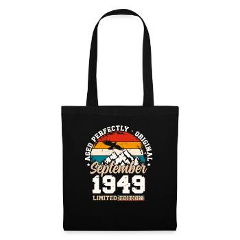 75th Birthday Original September 1949 Volume 49 - Tote Bag - black - Front