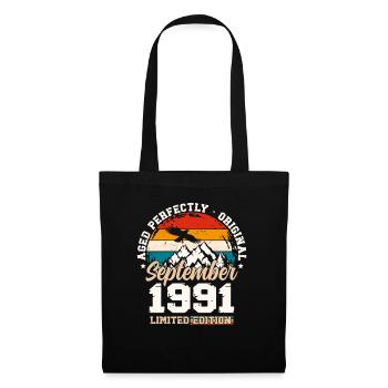 33rd Birthday Original September 1991 Volume 91 - Tote Bag - black - Front
