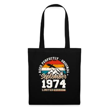 50th Birthday Original September 1974 Volume 74 - Tote Bag - black - Front
