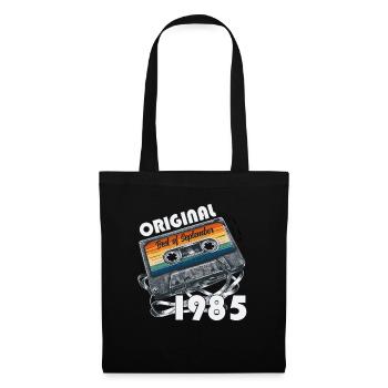 40ème Anniversaire Millésime Septembre 1985 Cassette 85 - Sac en tissu - noir - Devant