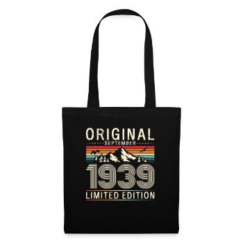 85e anniversaire Légende Septembre 1939 Né 39 - Sac en tissu - noir - Devant