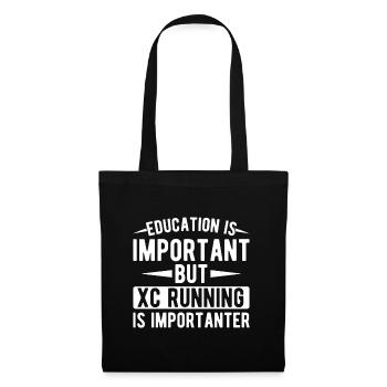 Cross Country Runner Design - XC Coach - Running - Tote Bag - black - Front
