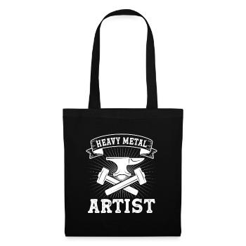 Idée cadeau de forgeage d’artiste de heavy metal - Sac en tissu - noir - Devant