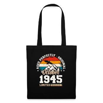 80e anniversaire Légende Octobre 1945 Volume 45 - Sac en tissu - noir - Devant