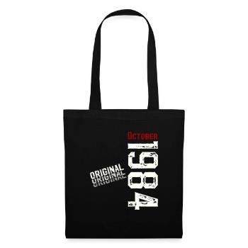 40th Birthday Original October 1984 Volume 84 - Tote Bag - black - Front