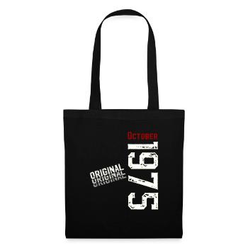 50th Birthday Original October 1975 Volume 75 - Tote Bag - black - Front