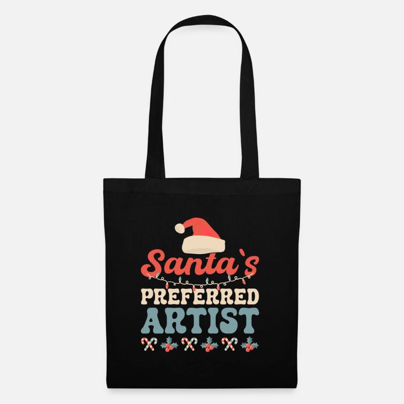 Santa´s Preferred Artist Gift - Stoffbeutel - Schwarz