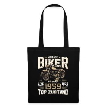 65ème anniversaire Motard Novembre 1959 Motard - Sac en tissu - noir - Devant