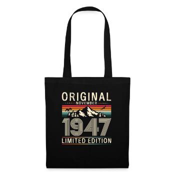 77th Birthday Original November 1947 Volume 47 - Tote Bag - black - Front