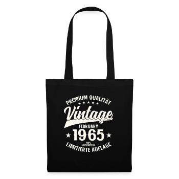 60th Birthday Gift Man Legend February 1965 - Tote Bag - black - Front
