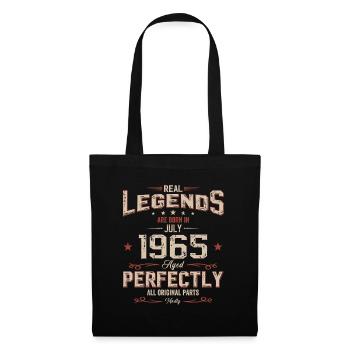 60th Birthday Original July Vintage 1965 - Tote Bag - black - Front