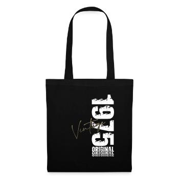 Légende du 55e anniversaire née en 1970 - Sac en tissu - noir - Devant
