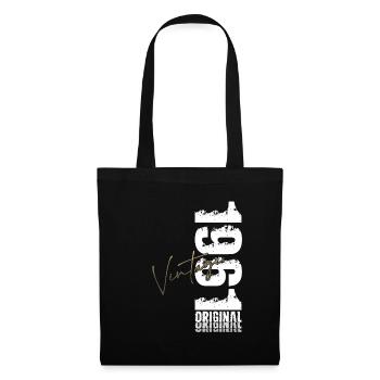 64ème Anniversaire Original Vintage 1961 - Sac en tissu - noir - Devant