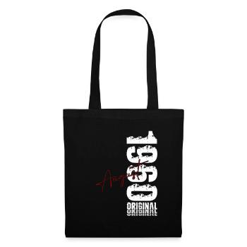 65e anniversaire Légende August Né en 1960 - Sac en tissu - noir - Devant