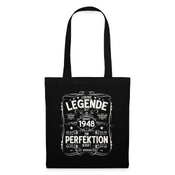 77th Birthday Legend August Born in 1948 - Tote Bag - black - Front