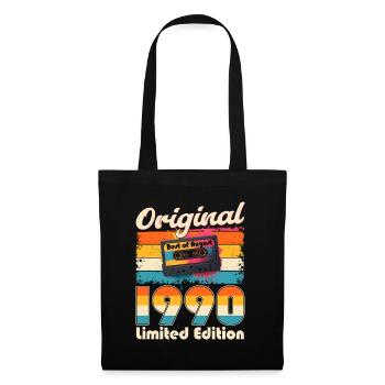 35ème Anniversaire Cassette Homme Original Août 1990 - Sac en tissu - noir - Devant
