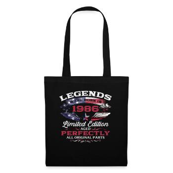 40ème Anniversaire Légendes Millésime 1986 - Sac en tissu - noir - Devant