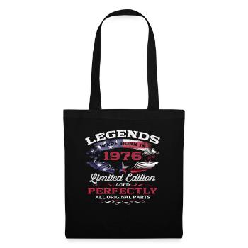 50th Birthday Man Legend Vintage 1976 - Tote Bag - black - Front