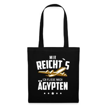 Ägypten - Stoffbeutel - Schwarz - Vorne