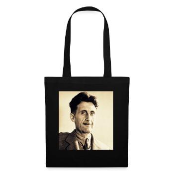 George Orwell - Stoffbeutel - Schwarz - Vorne