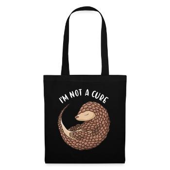 I'm Not A Cure Pangolin - Tote Bag - black - Front