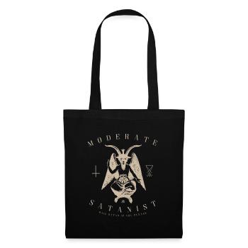 Moderate Satanist - Sac en tissu - noir - Devant