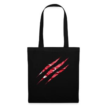 Turkey flag moon star country ismir side home - Tote Bag - black - Front