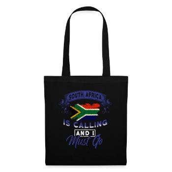 Afrique du Sud - Sac en tissu - noir - Devant