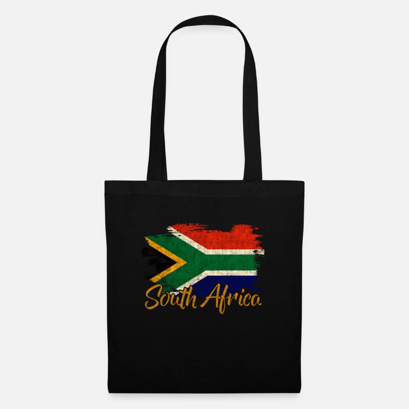 Südafrika - Stoffbeutel - Schwarz