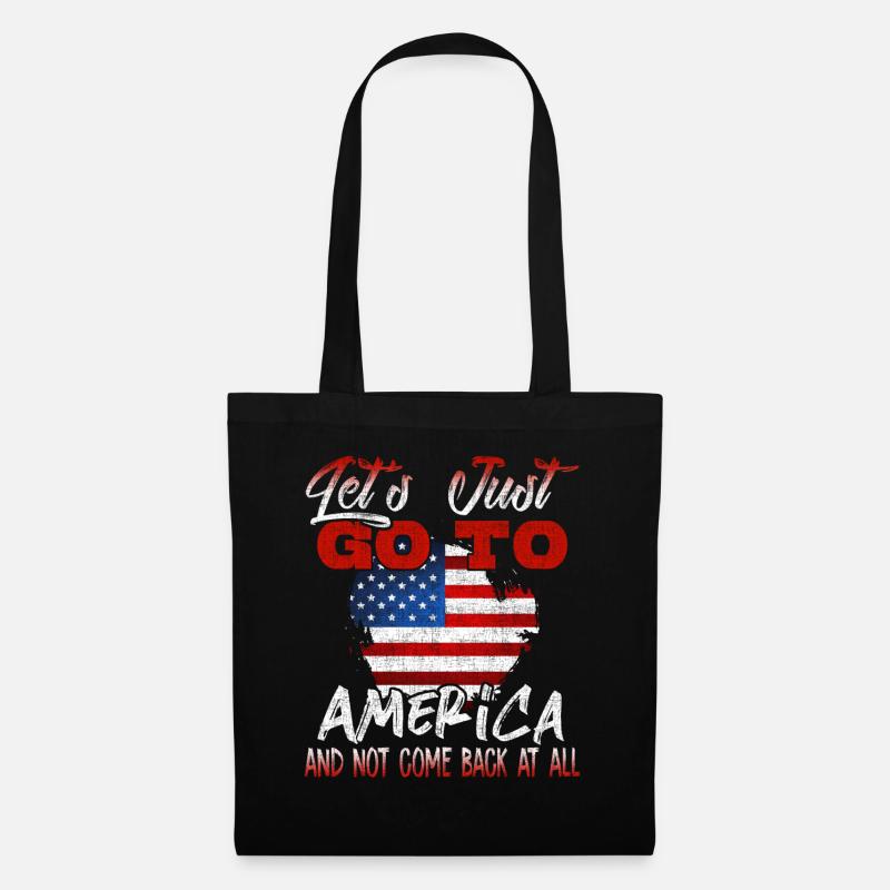 USA - Sac en tissu - noir