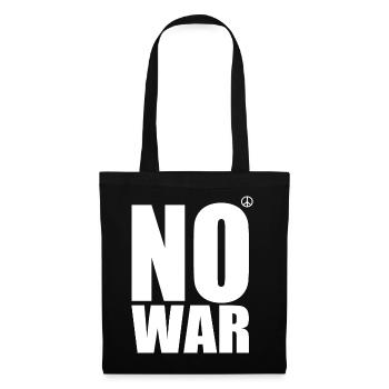 No war - Sac en tissu - noir - Devant