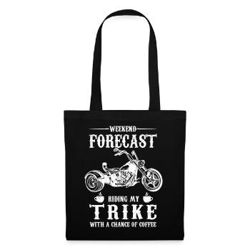 Cadeaux pour Triker | Trike Trike riders Trikes - Sac en tissu - noir - Devant