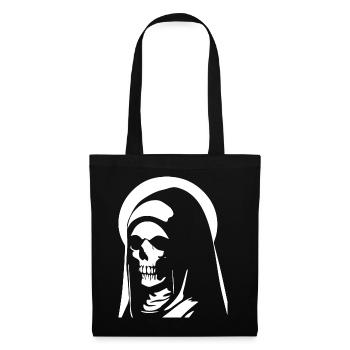 Élégance surnaturelle dans Horror Nun, Satanic et - Sac en tissu - noir - Devant