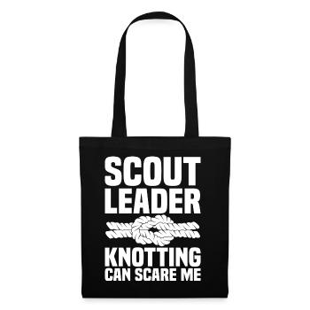 Pfadfinderleiter | Pfadfinder Scouting Geschenk - Stoffbeutel - Schwarz - Vorne