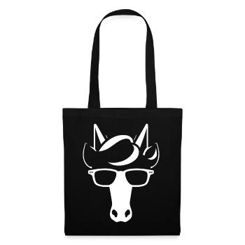 Licornes Anime Licorne Manga Lunettes de soleil de conte de fées - Sac en tissu - noir - Devant