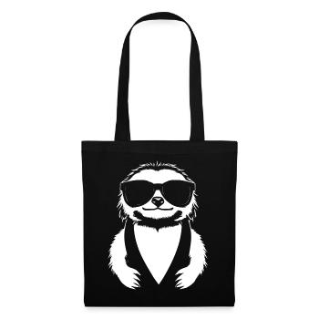 Paresseux Anime Paresseux Manga Paresseux Lunettes de soleil - Sac en tissu - noir - Devant