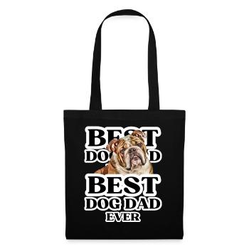 MEILLEUR PAPA CHIEN jamais I cadeau de propriétaire de chien - Sac en tissu - noir - Devant