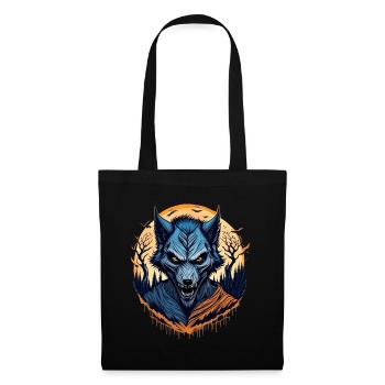 Gruseliges Halloween-partykostüm Werwolf - Tote Bag - black - Front