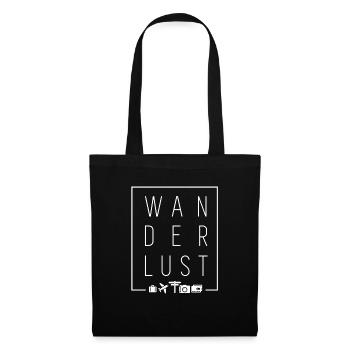 Wanderlust Travel Travel Vacation Nature - Tote Bag - black - Front