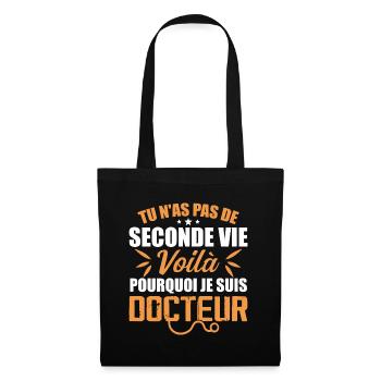 That's Why I'm a Doctor - Doctor Gift - Tote Bag - black - Front