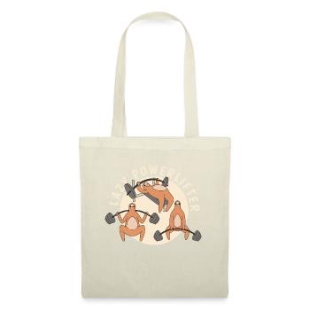 Paresseux Powerlifter Powerlifting Paresseux - Sac en tissu - nature - Devant