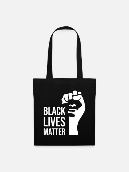 BLM Design Geschenk - Stoffbeutel - Schwarz