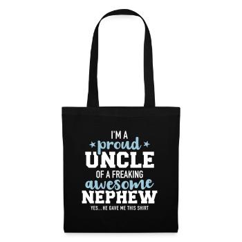 uncle - Tote Bag - black - Front