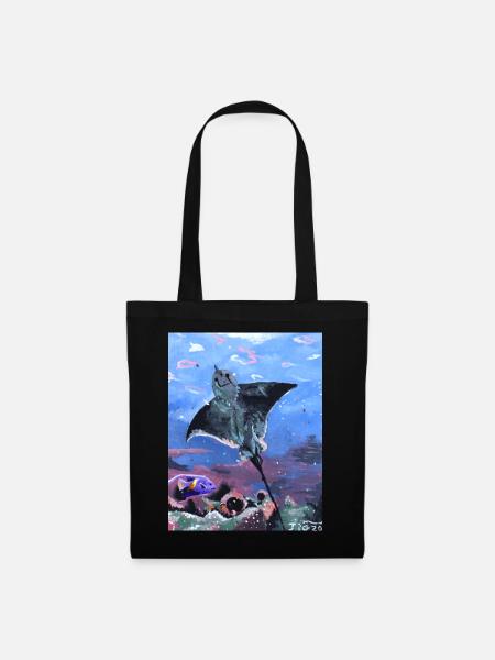 The Grace of the Stingray - Tote Bag - black