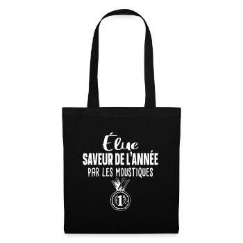 Moustique Insecte Piquer Cadeau Humour Suceur - Sac en tissu - noir - Devant